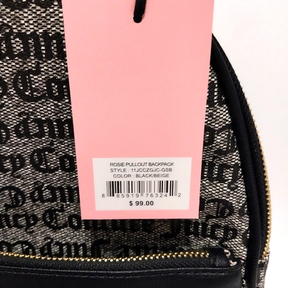 Juicy Couture Rosie Pullout Backpack,‎ NWT main image 9